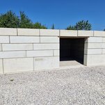 Betónové garáže a sklady - preštrešenie pre betónové kocky bloky - Bagin2