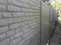 betónové ploty vzor tehla