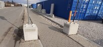 Betónové stĺpiky - parkovacie zábrany z betónu