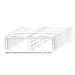 Prestrešenie pre betónové kocky bloky - Bagin2