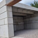 Betónové garáže a sklady - preštrešenie pre betónové kocky bloky - Bagin2