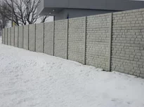 Betónové oplotenie rodinného domu vzor tehla Betónové oplotenie rodinného domu vzor tehla