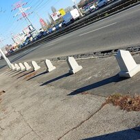 Betónové parkovacie zábrany