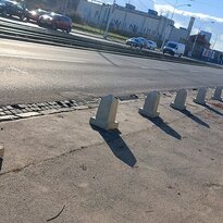 Betónové parkovacie zábrany