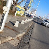 Betónové parkovacie zábrany