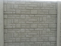 betónové platne na betónový plot vzor mozaika