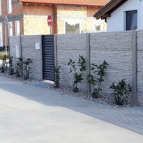 Betónové ploty proti hluku - Bagin2
