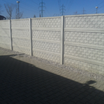 betónové ploty vzor tehlička s lemom