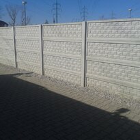 betónové ploty vzor tehlička s lemom