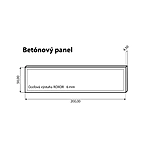 Betónový panel Betónový panel