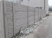Betónový plot vzor kameň Betónový plot vzor kameň