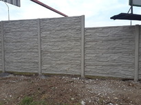 betónový plotový systém vzor kameň