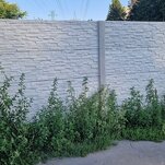 Okrasný betónový plot -Vzor 7 - NOVINKA - nová bridlica (vybroliaty) - Bagin2 Bratislava