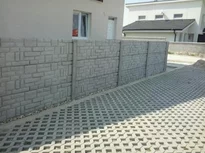 oplotenie okolo domu - betónový plot mozaika oplotenie okolo domu - betónový plot mozaika