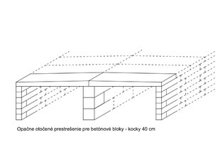 Prestrešenie pre betónové kocky a bloky - Bagin2